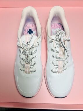 G/FORE White & Pink Women's Golf Sneakers size 10